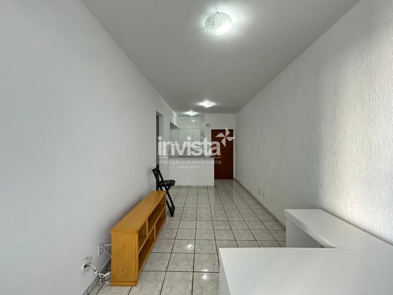 C&oacute;digo: 40664 R$ 3.000,00 Apartamento para alugar no bairro Encruzilhada 48 m&sup2; 1 quarto 1 vaga - Santos