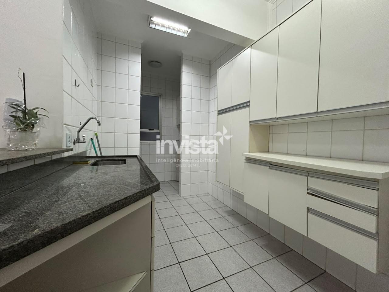 Apartamento para aluguel no bairro Encruzilhada - Santos
