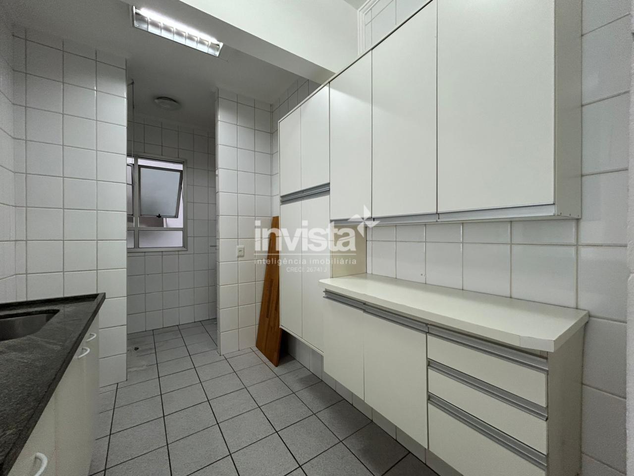 Apartamento para aluguel no bairro Encruzilhada - Santos