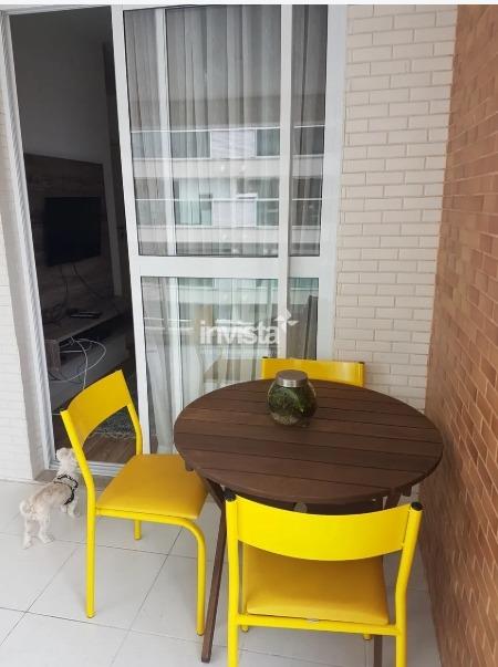 C&oacute;digo: 40665 R$ 5.500,00 Apartamento para alugar no bairro Ponta da Praia 49 m&sup2; 1 quarto 1 vaga - Santos