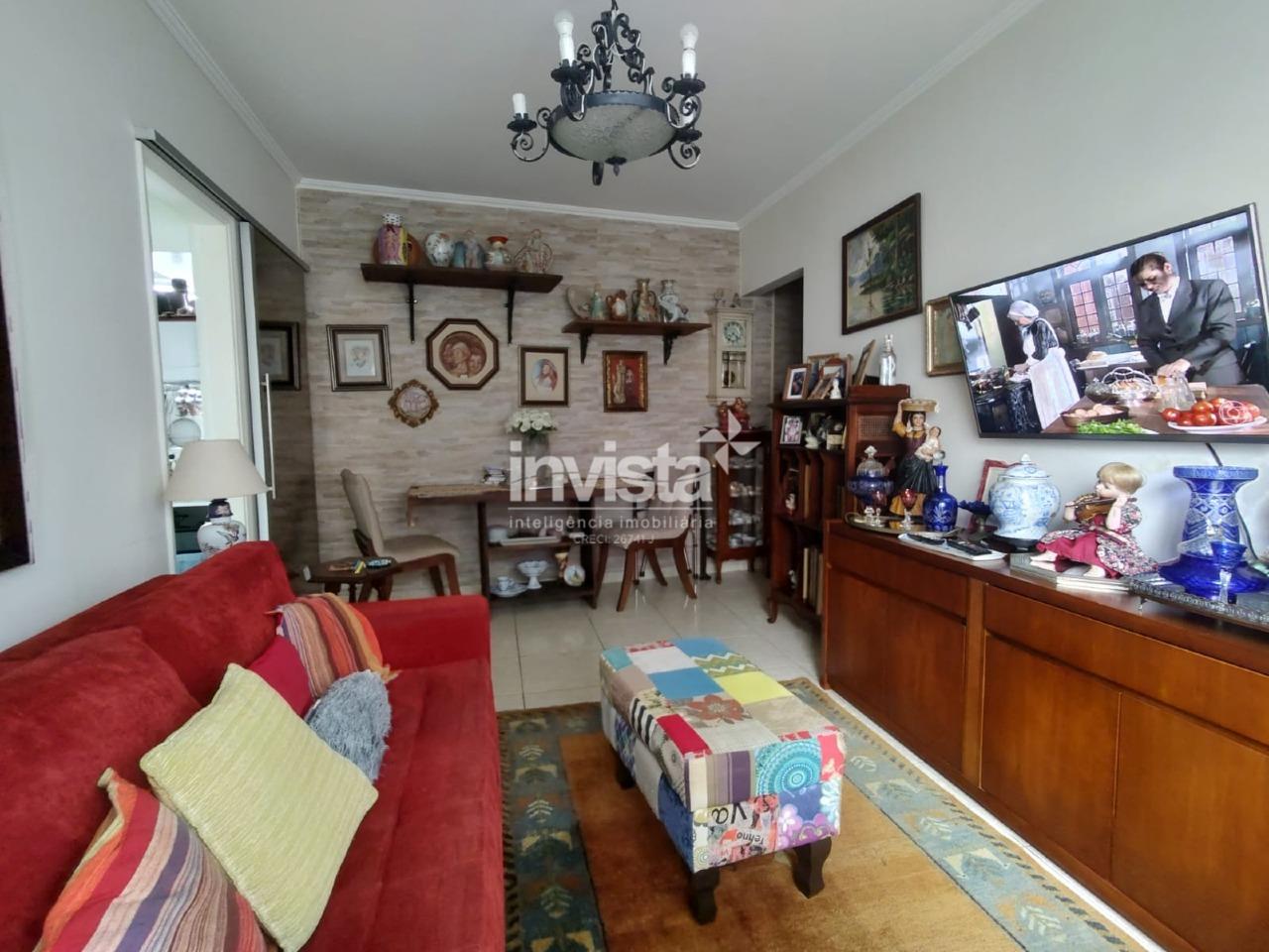 C&oacute;digo: 40667 R$ 3.000,00 Apartamento para alugar no bairro Pomp&eacute;ia 60 m&sup2; 1 quarto 1 vaga - Santos