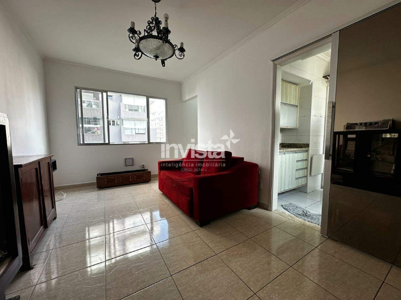 C&oacute;digo: 40667 R$ 3.000,00 Apartamento para alugar em Santos-SP no bairro Pomp&eacute;ia, com 1 dormit&oacute;rio e 60m&sup2; 60 m&sup2; 1 quarto 1 vaga - Santos