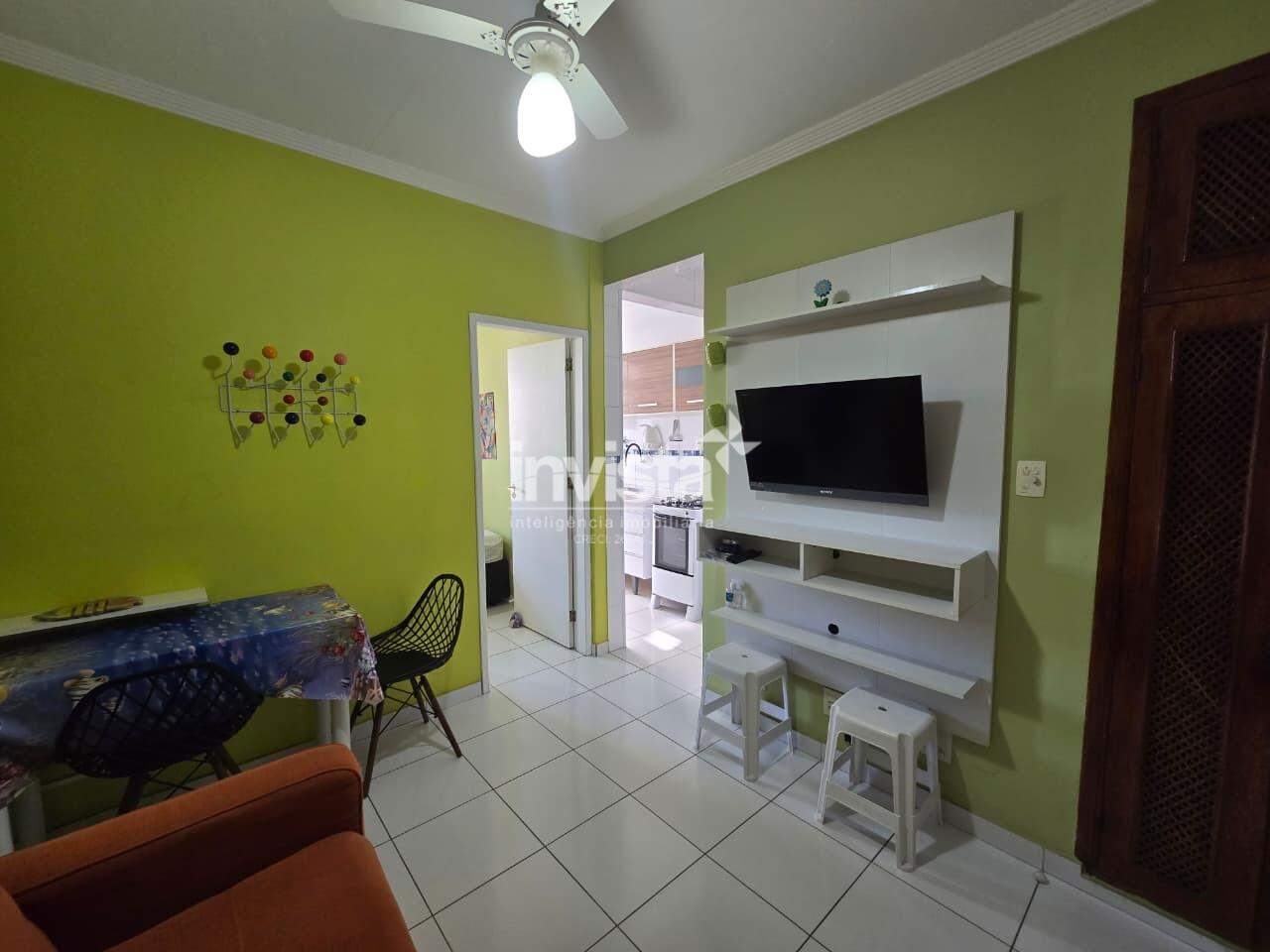 C&oacute;digo: 40691 R$ 379.000,00 Apartamento &agrave; venda no bairro Aparecida 45 m&sup2; 1 quarto 1 vaga - Santos