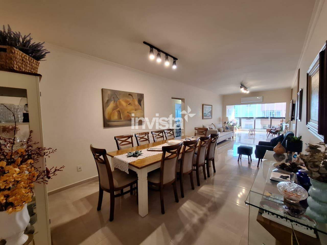 C&oacute;digo: 40693 R$ 1.350.000,00 Apartamento &agrave; venda no bairro Ponta da Praia 156 m&sup2; 3 quartos 2 vagas - Santos