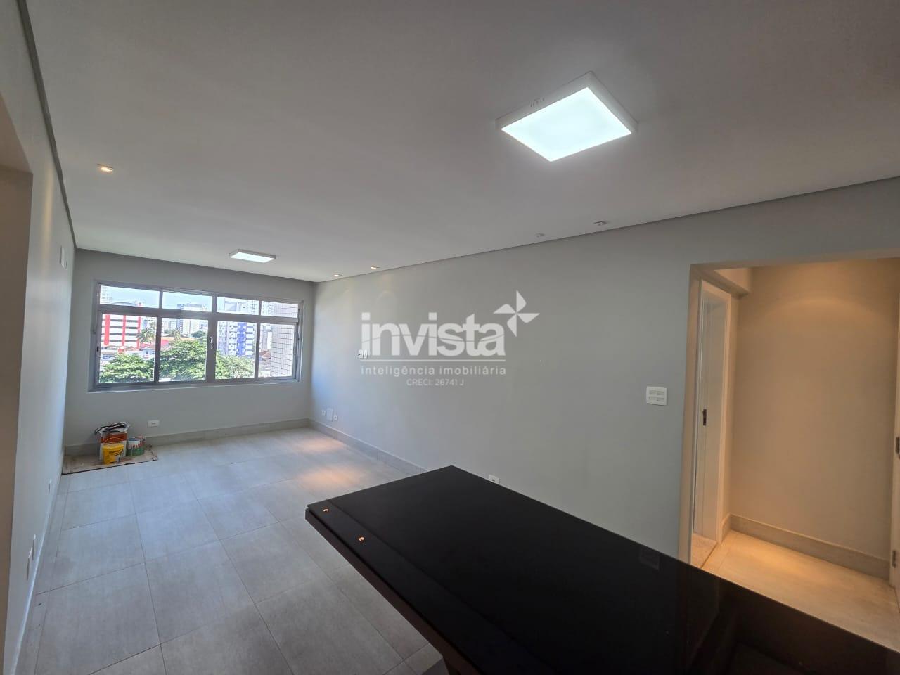 C&oacute;digo: 40696 R$ 4.000,00 Apartamento para alugar no bairro Vila Mathias 89 m&sup2; 2 quartos 1 vaga - Santos