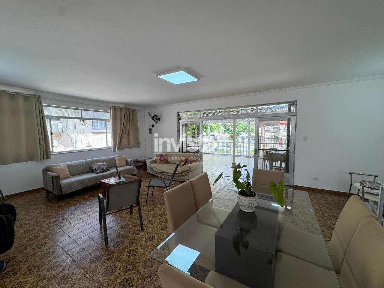 Casa &agrave; venda no bairro Campo Grande - Santos