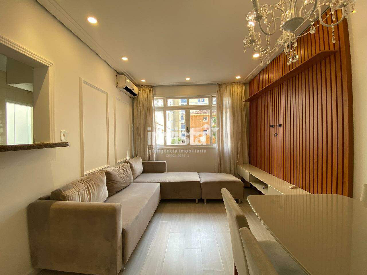 C&oacute;digo: 40709 R$ 400.000,00 Apartamento &agrave; venda no bairro Boqueir&atilde;o 57 m&sup2; 1 quarto 1 vaga - Santos