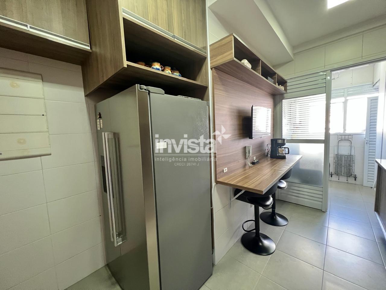 Apartamento &agrave; venda no bairro Pomp&eacute;ia - Santos