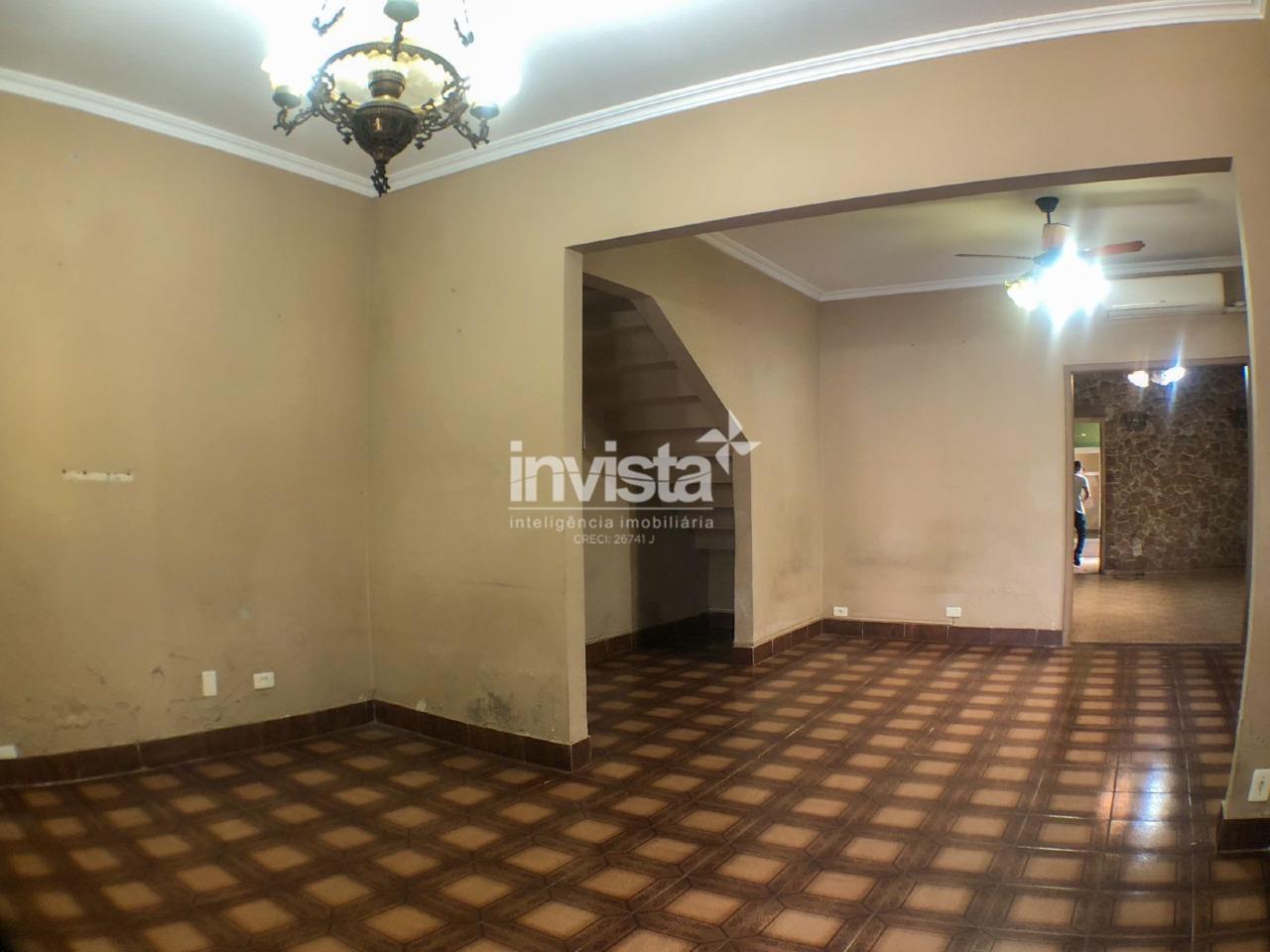 C&oacute;digo: 40739 R$ 7.000,00 Casa para alugar no bairro Macuco 260 m&sup2; 3 quartos 3 vagas - Santos
