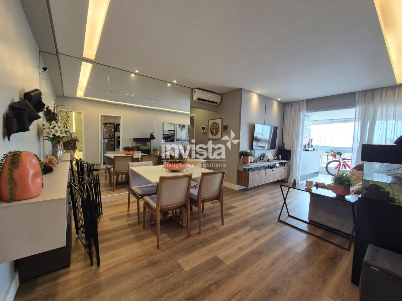 C&oacute;digo: 40749 R$ 1.500.000,00 Apartamento &agrave; venda no bairro Embar&eacute; 110 m&sup2; 3 quartos 2 vagas - Santos