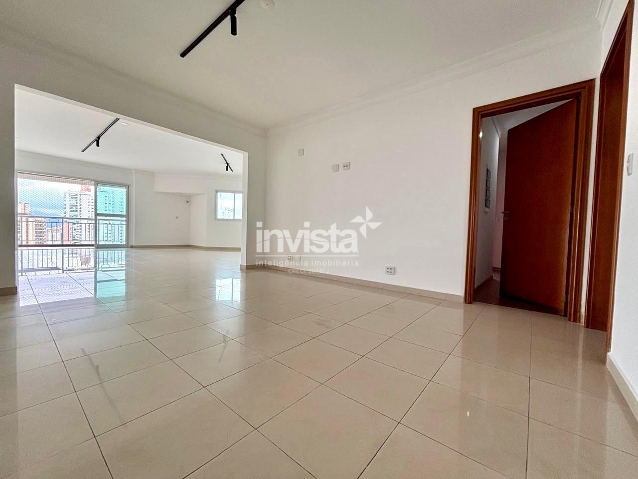 C&oacute;digo: 40755 R$ 12.000,00 Apartamento para alugar no bairro Ponta da Praia 199 m&sup2; 4 quartos 3 vagas - Santos