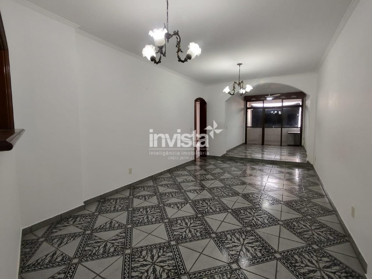 C&oacute;digo: 40761 R$ 4.500,00 Apartamento para alugar no bairro Ponta da Praia 120 m&sup2; 2 quartos 1 vaga - Santos