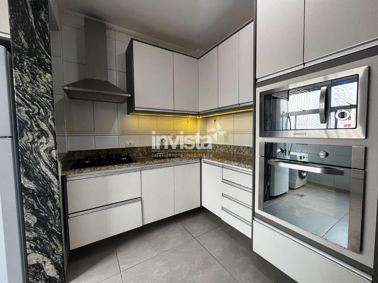 Apartamento mobiliado de 01 dormit&oacute;rio para Loca&ccedil;&atilde;o no Embar&eacute; &ndash; 01 quadra da Praia - Santos