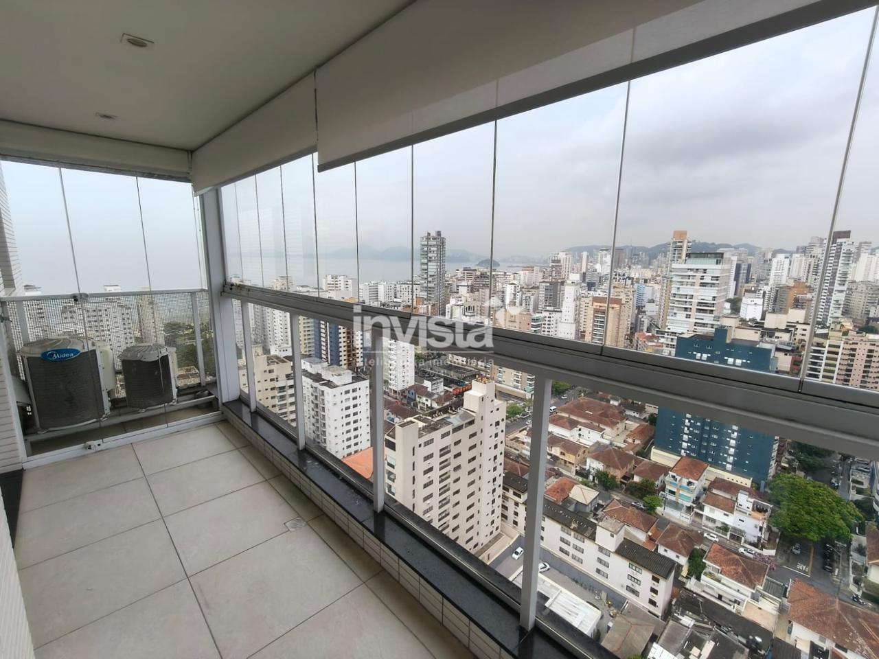 C&oacute;digo: 40768 R$ 5.800,00 Apartamento para alugar no bairro Embar&eacute; 52 m&sup2; 1 quarto 0 vagas - Santos