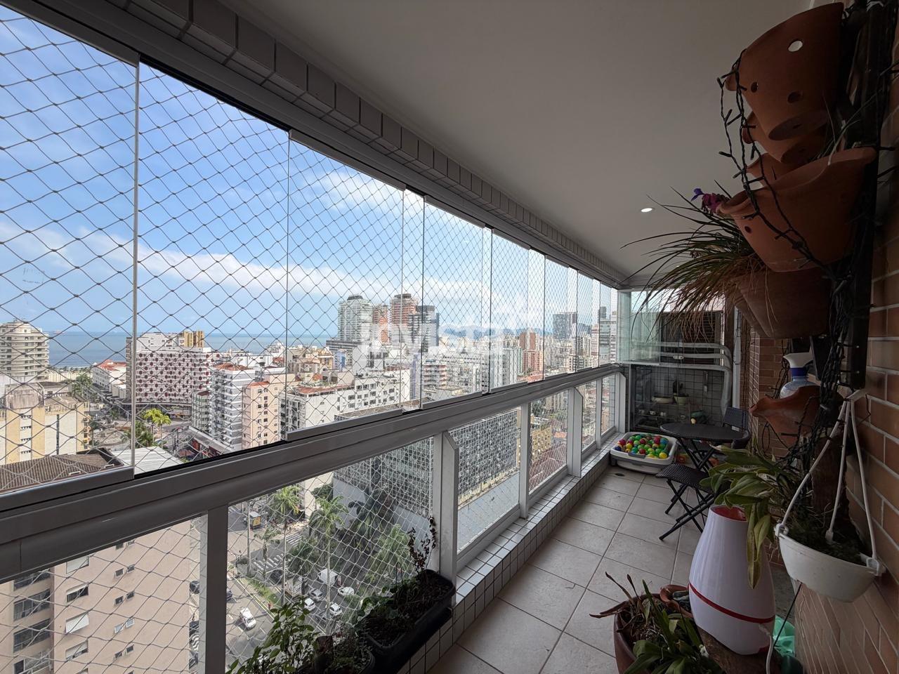 C&oacute;digo: 40774 R$ 1.350.000,00 Apartamento &agrave; venda no bairro Gonzaga 95 m&sup2; 2 quartos 2 vagas - Santos