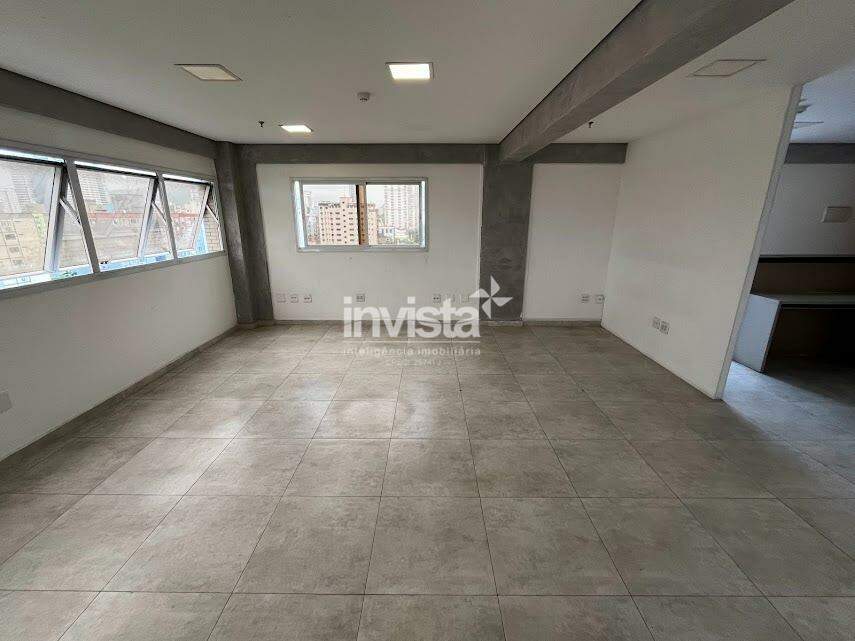 Sala Comercial para alugar em Santos-SP no bairro Embar&eacute;, com 0 dormit&oacute;rio e 60m&sup2; - Santos