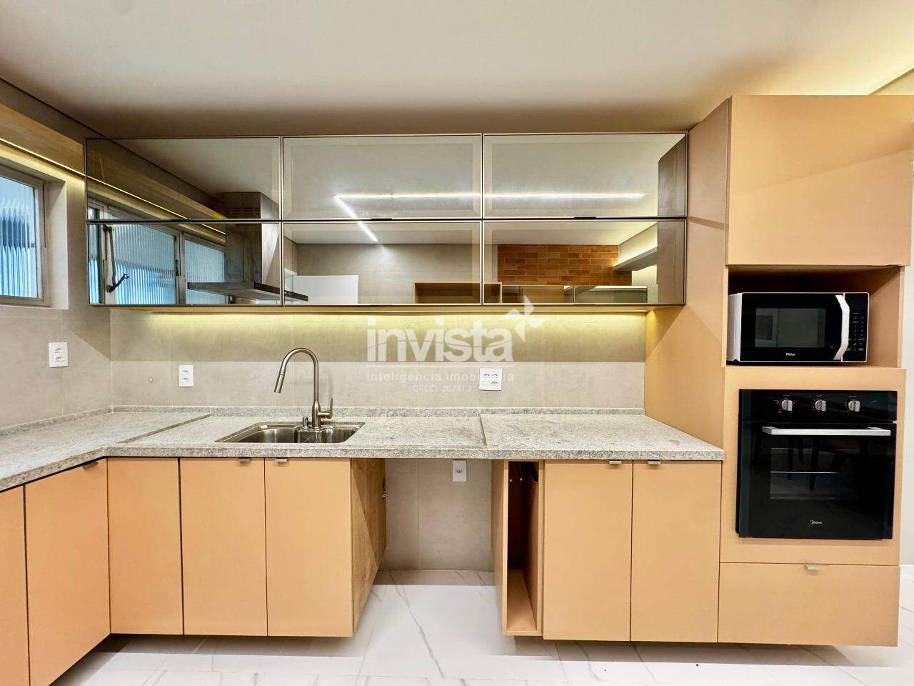 Apartamento &agrave; venda em Santos-SP no bairro Boqueir&atilde;o, com 3 dormit&oacute;rios e 150m&sup2; - Santos