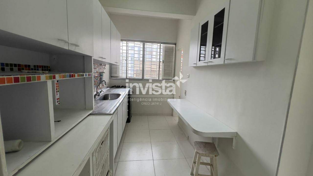 Apartamento para aluguel no bairro Boqueir&atilde;o - Santos