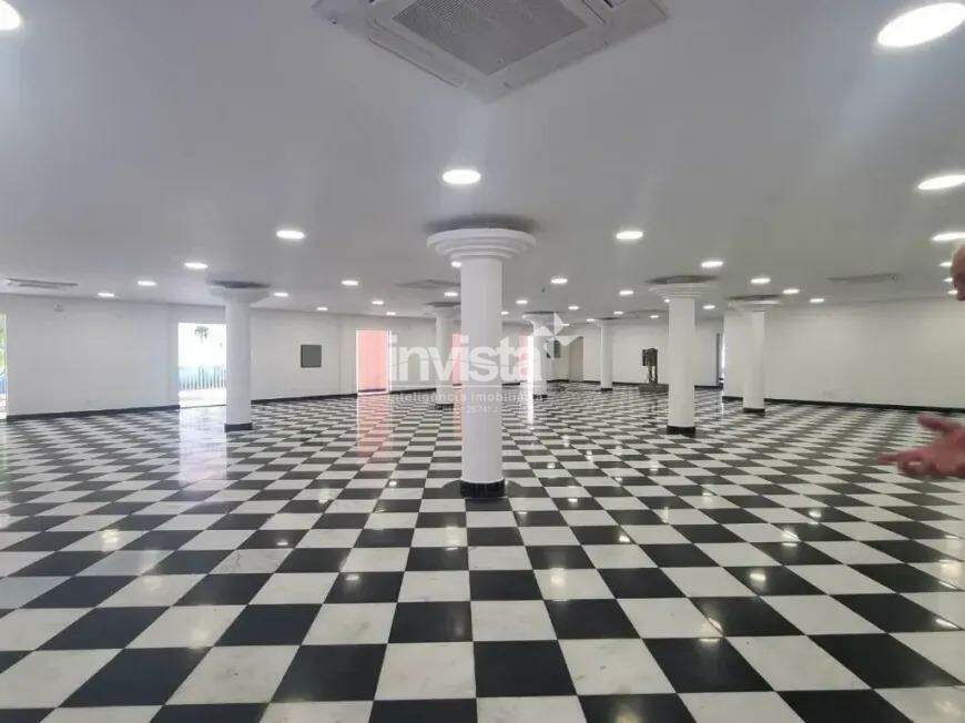 Casa Comercial com 4 Quartos para alugar, 1710m&sup2; &ndash; Gonzaga - Santos