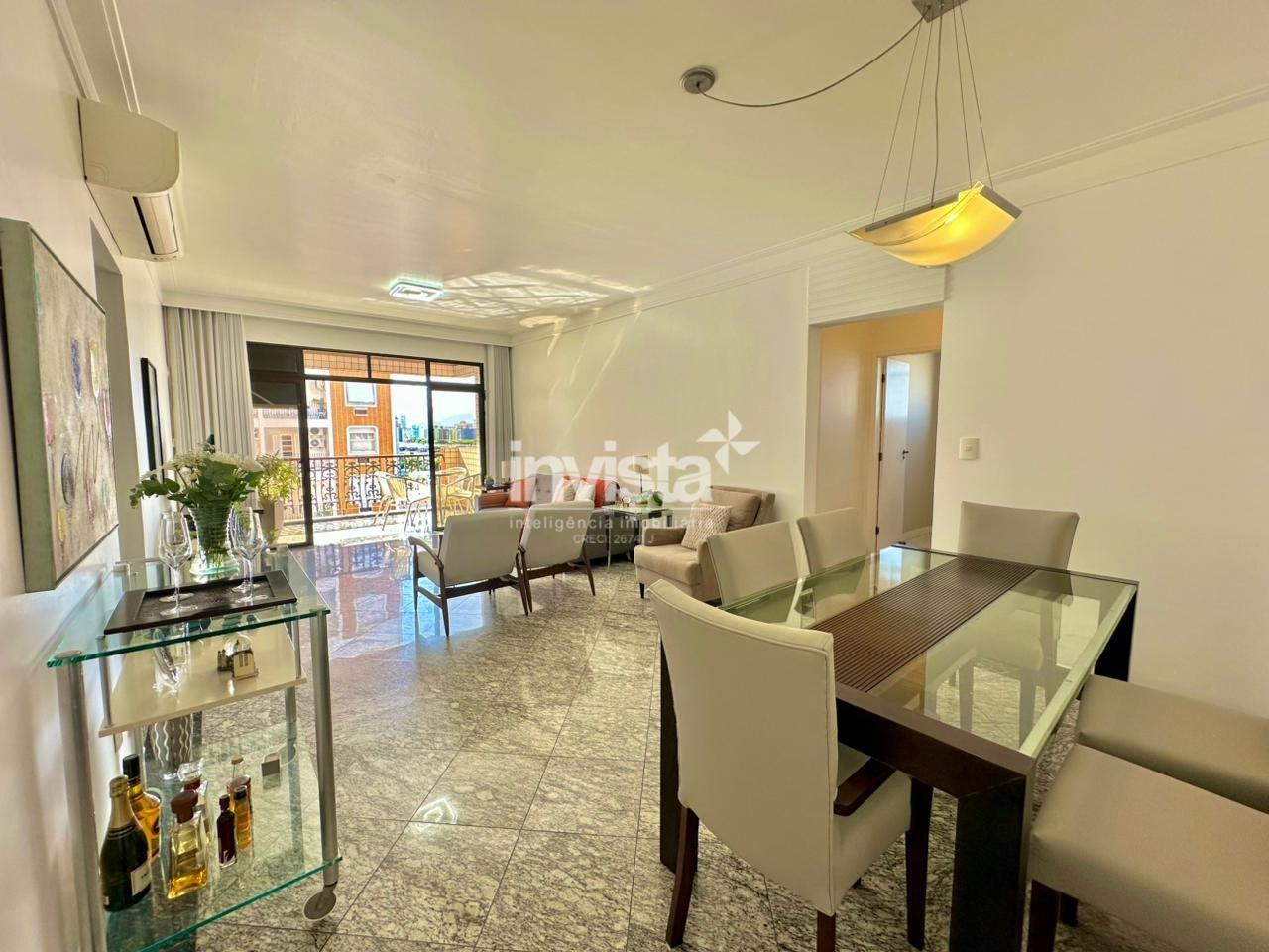 Apartamento &agrave; venda em Santos-SP no bairro Aparecida, com 3 dormit&oacute;rios e 137m&sup2; - Santos