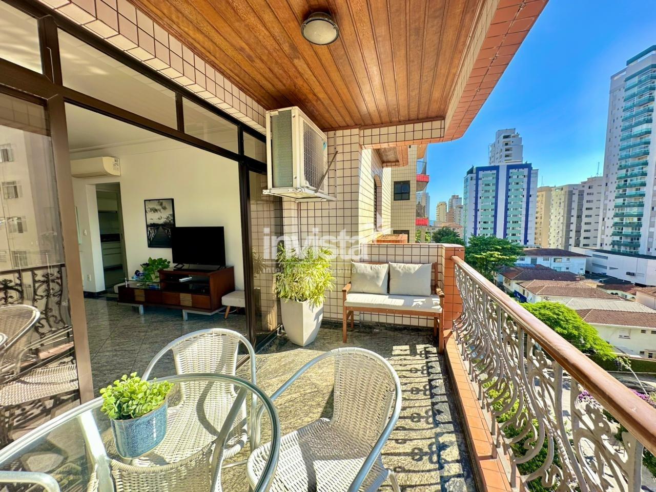C&oacute;digo: 40812 R$ 1.200.000,00 Apartamento &agrave; venda no bairro Aparecida 137 m&sup2; 3 quartos 2 vagas - Santos