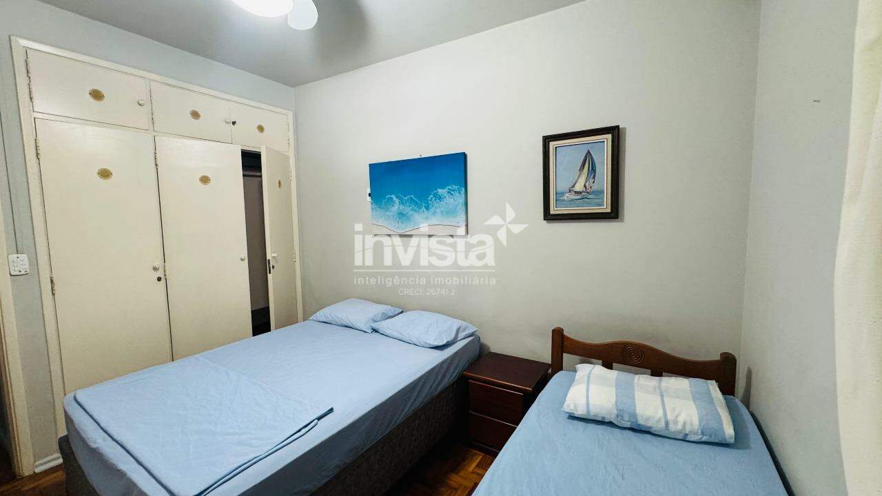 Apartamento para alugar em Santos-SP no bairro Gonzaga, com 2 dormit&oacute;rios e 112m&sup2; - Santos