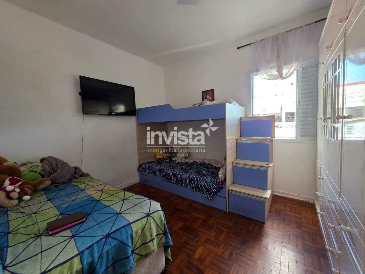 Apartamento &agrave; venda em Santos-SP no bairro Jos&eacute; Menino, com 2 dormit&oacute;rios e 74m&sup2; - Santos
