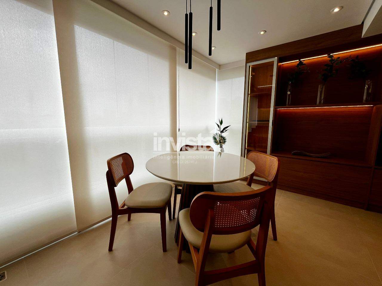Apartamento para alugar em Santos-SP no bairro Boqueir&atilde;o, com 1 dormit&oacute;rio e 60m&sup2; - Santos