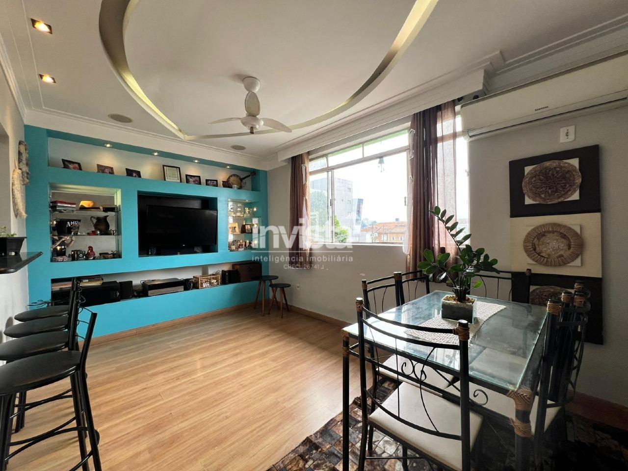 C&oacute;digo: 40834 R$ 299.000,00 Apartamento &agrave; venda no bairro Vila Mathias 70 m&sup2; 2 quartos 1 vaga - Santos