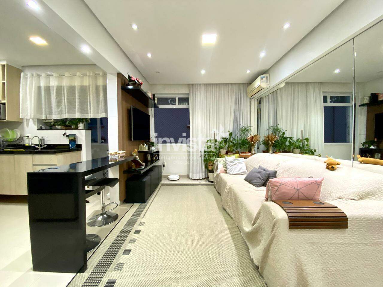 C&oacute;digo: 40836 R$ 480.000,00 Apartamento &agrave; venda em Santos-SP no bairro Boqueir&atilde;o, com 2 dormit&oacute;rios e 75m&sup2; 75 m&sup2; 2 quartos 1 vaga - Santos