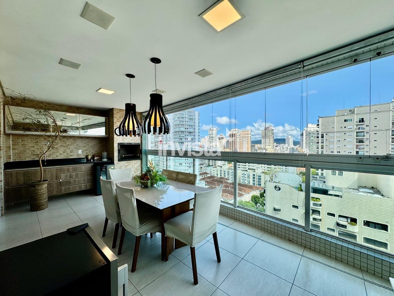 C&oacute;digo: 40855 R$ 20.000,00 Apartamento para alugar em Santos-SP no bairro Gonzaga, com 3 dormit&oacute;rios e 178m&sup2; 178 m&sup2; 3 quartos 3 vagas - Santos
