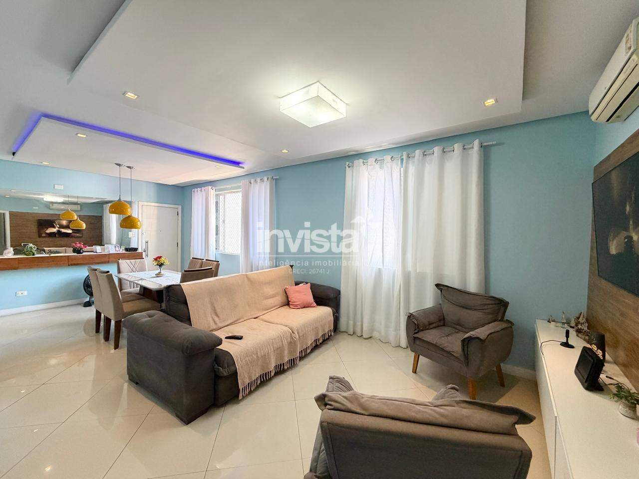 Apartamento &agrave; venda em Santos-SP no bairro Marap&eacute;, com 2 dormit&oacute;rios e 94m&sup2; - Santos