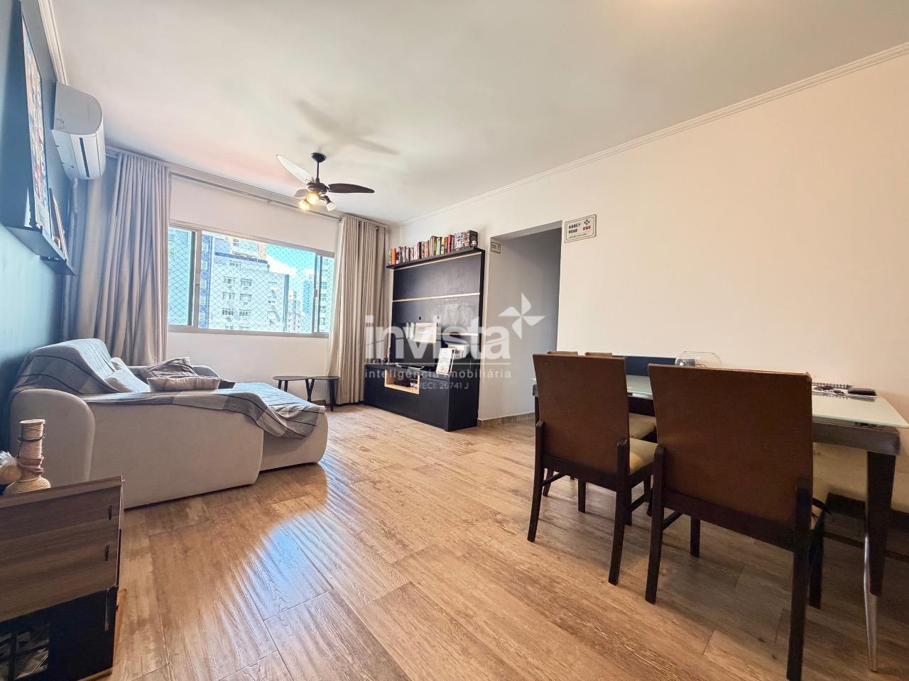 C&oacute;digo: 40868 R$ 6.000,00 Apartamento para alugar no bairro Gonzaga 104 m&sup2; 2 quartos 1 vaga - Santos