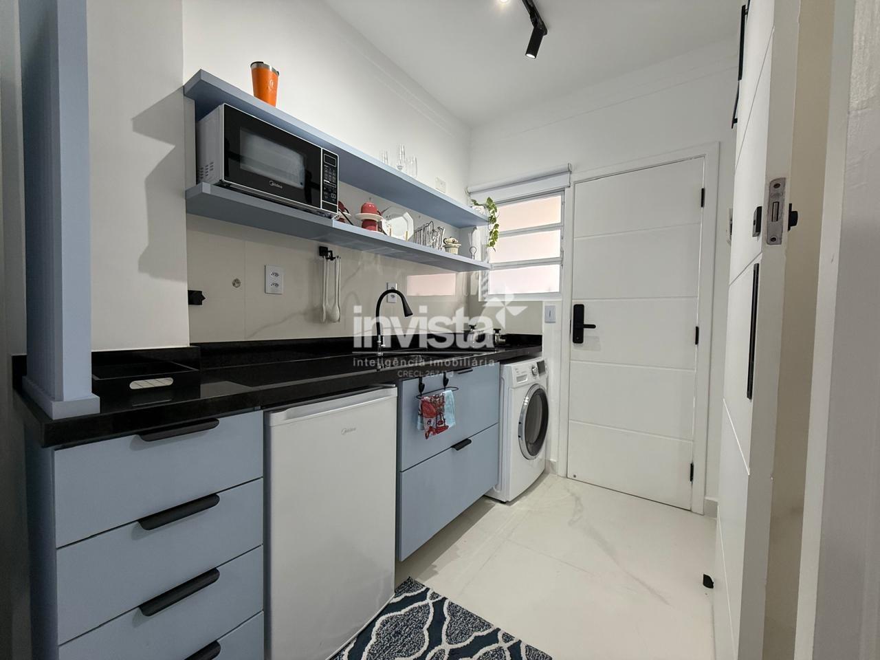 Kitnet &agrave; venda no bairro Gonzaga - Santos