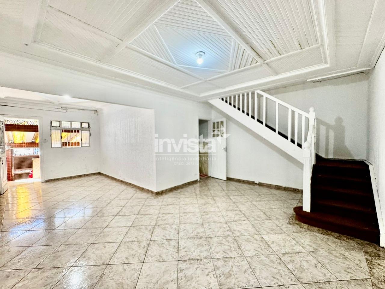 C&oacute;digo: 40886 R$ 1.200.000,00 Casa &agrave; venda no bairro Vila Belmiro 248 m&sup2; 4 quartos 3 vagas - Santos