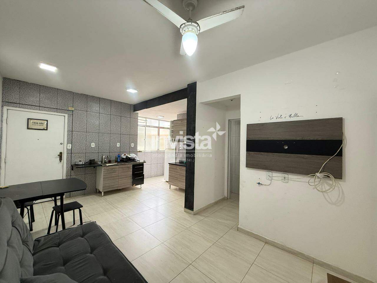 C&oacute;digo: 40898 R$ 390.000,00 Apartamento &agrave; venda no bairro Pomp&eacute;ia 52 m&sup2; 2 quartos 0 vagas - Santos