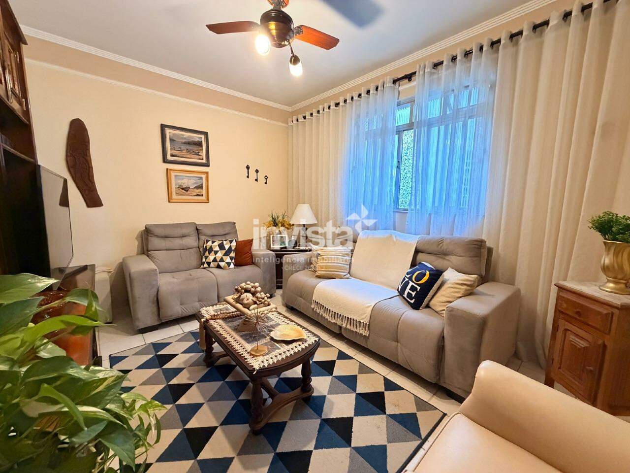 C&oacute;digo: 40900 R$ 475.000,00 Apartamento &agrave; venda no bairro Marap&eacute; 110 m&sup2; 3 quartos 2 vagas - Santos