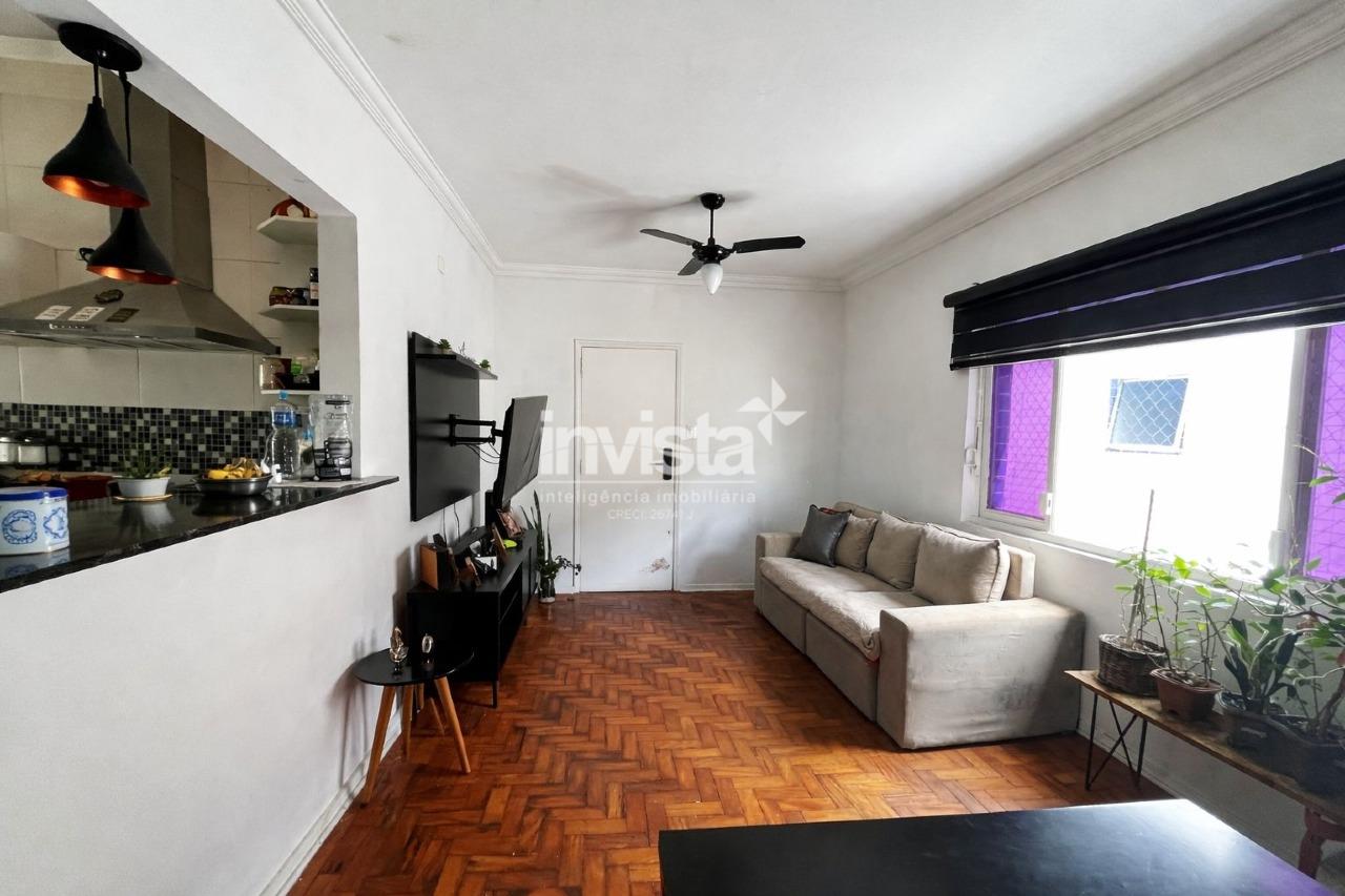C&oacute;digo: 40905 R$ 3.800,00 Apartamento para alugar no bairro Encruzilhada 70 m&sup2; 2 quartos 1 vagas - Santos