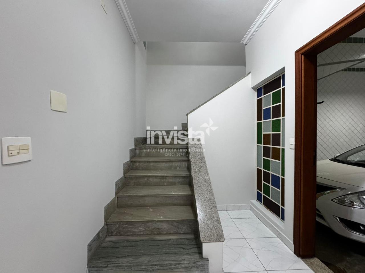 Casa para aluguel no bairro Gonzaga - Santos