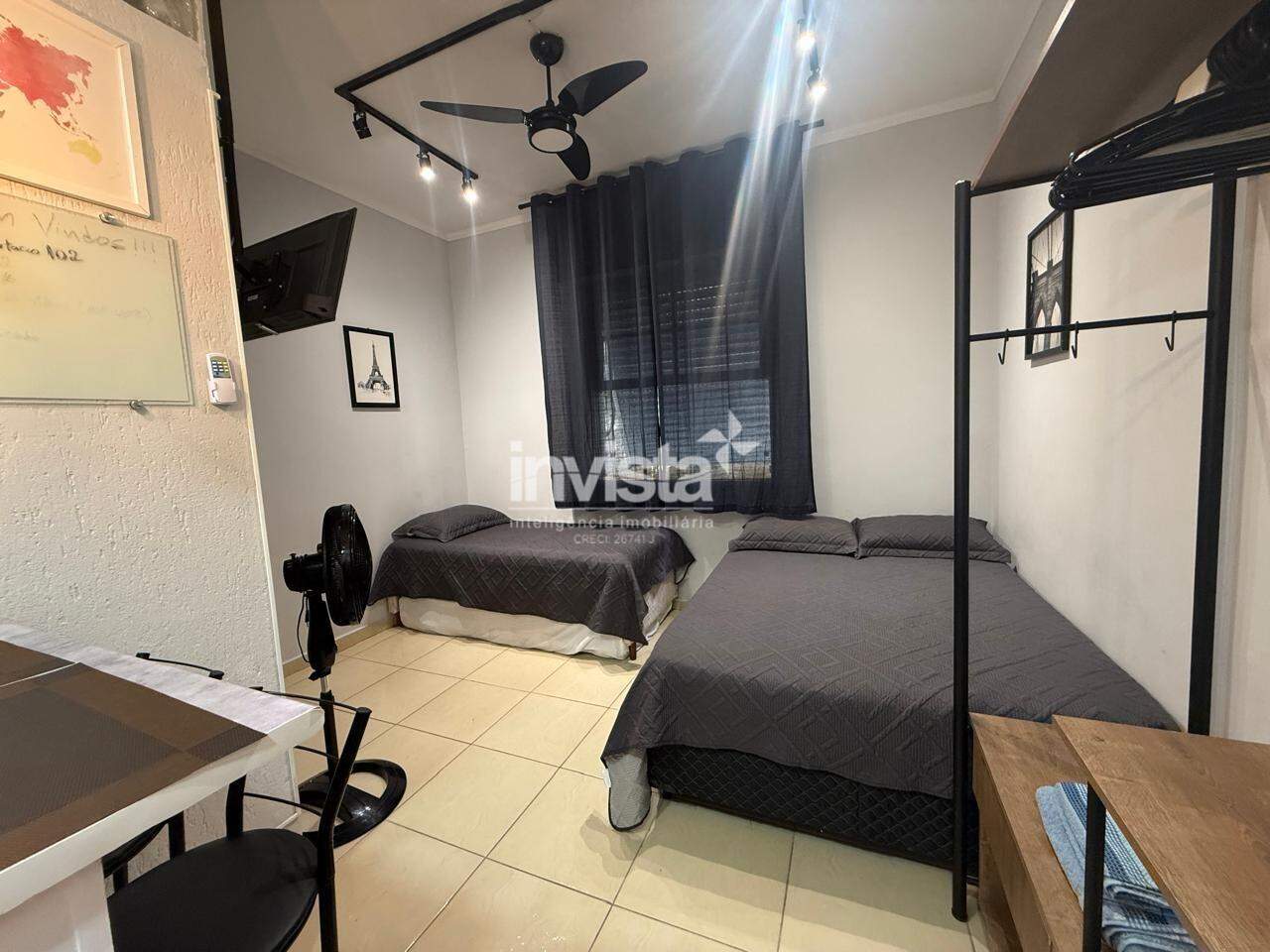 C&oacute;digo: 40923 R$ 295.000,00 Kitnet &agrave; venda no bairro Embar&eacute; 27 m&sup2; 1 quarto 1 vaga - Santos