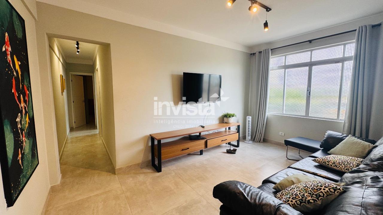 C&oacute;digo: 40928 R$ 4.700,00 Apartamento para alugar no bairro Ponta da Praia 70 m&sup2; 2 quartos 1 vaga - Santos