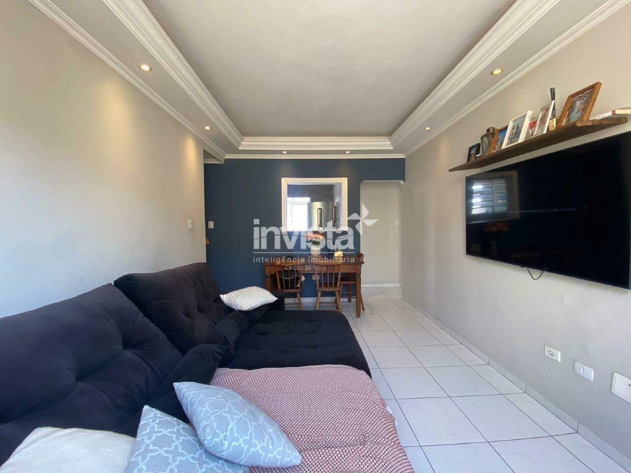 C&oacute;digo: 40930 R$ 375.000,00 Apartamento &agrave; venda no bairro Boqueir&atilde;o 88 m&sup2; 2 quartos 1 vaga - Santos