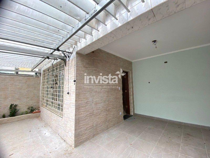 Sobrado para aluguel no bairro Encruzilhada - Santos