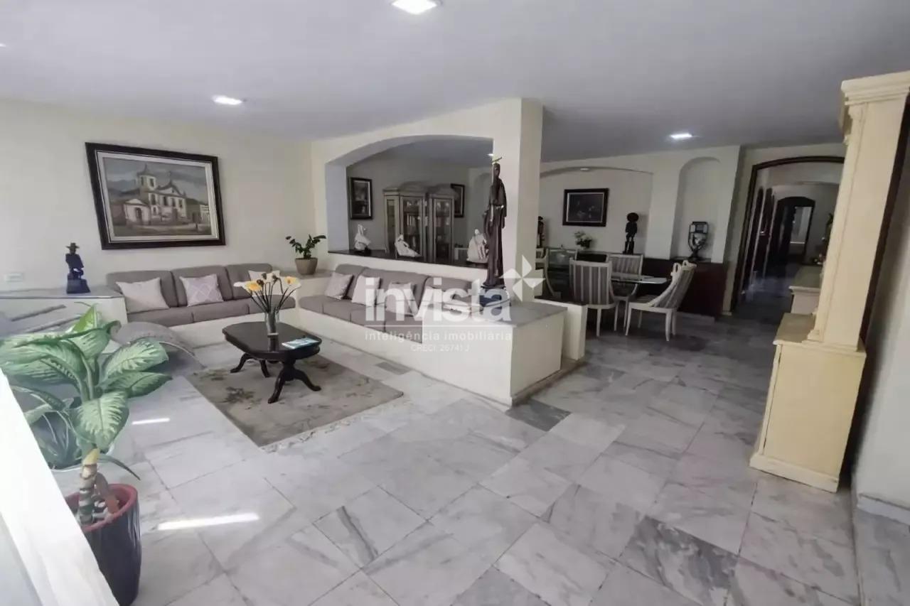 C&oacute;digo: 40940 R$ 7.000,00 Apartamento para alugar no bairro Boqueir&atilde;o 318 m&sup2; 4 quartos 2 vagas - Santos