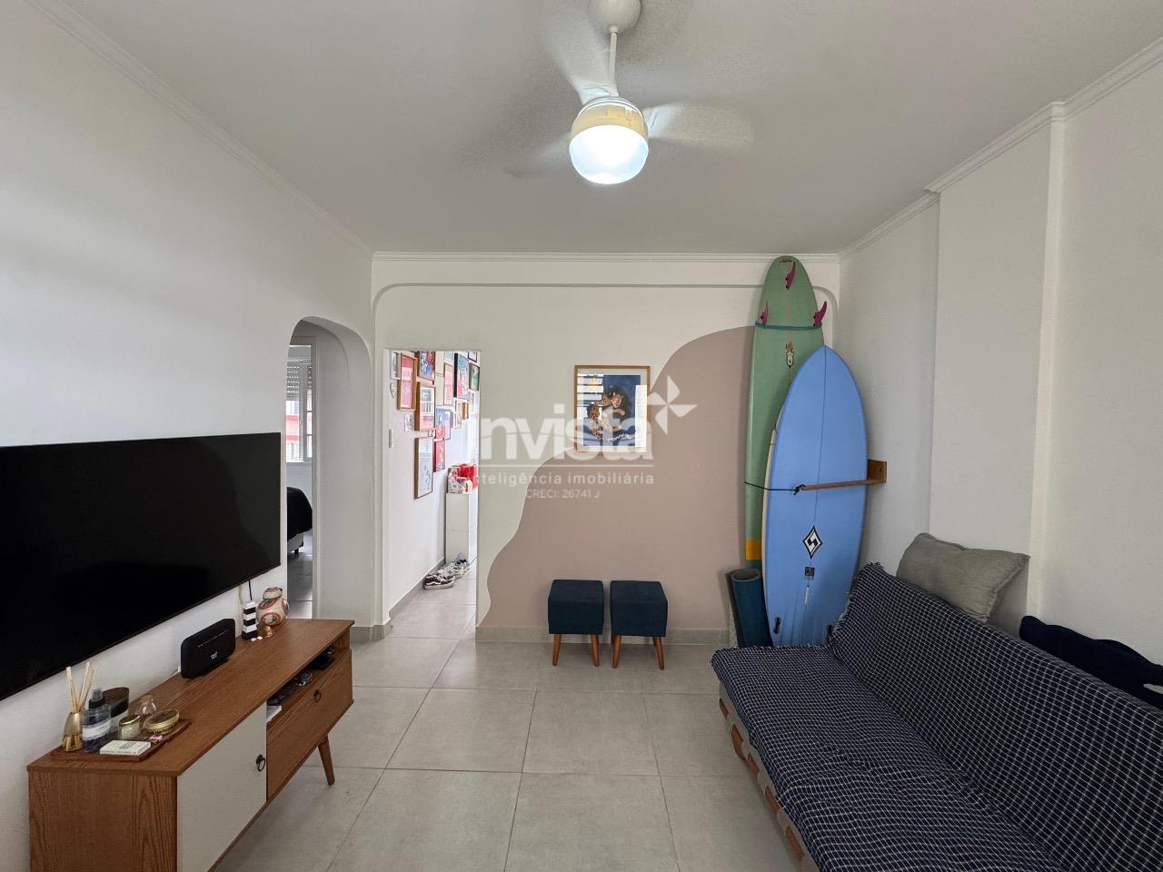 C&oacute;digo: 40944 R$ 510.000,00 Apartamento &agrave; venda no bairro Pomp&eacute;ia 58 m&sup2; 2 quartos 1 vaga - Santos