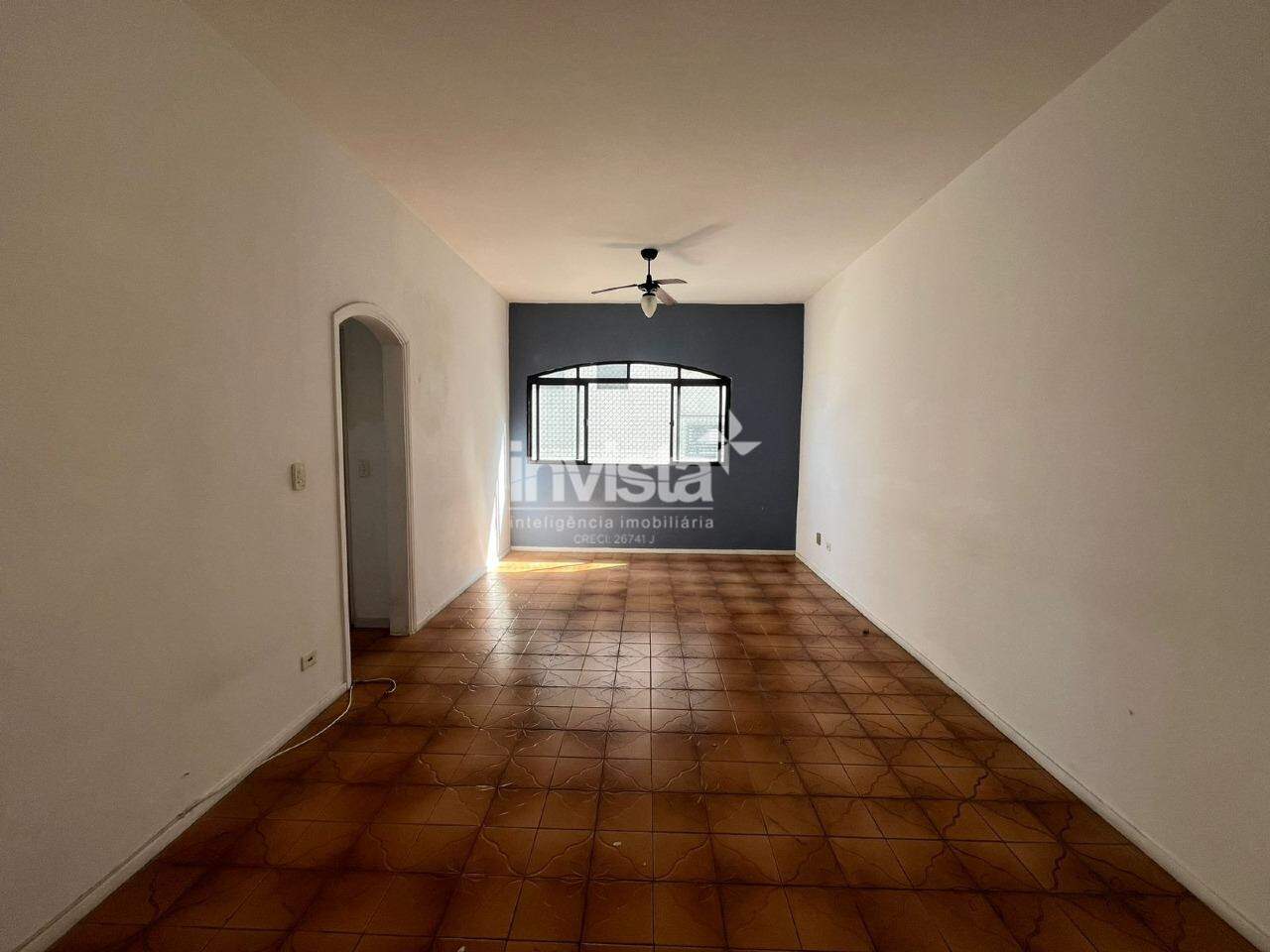 C&oacute;digo: 40947 R$ 4.300,00 Apartamento para alugar no bairro Ponta da Praia 90 m&sup2; 2 quartos 1 vaga - Santos