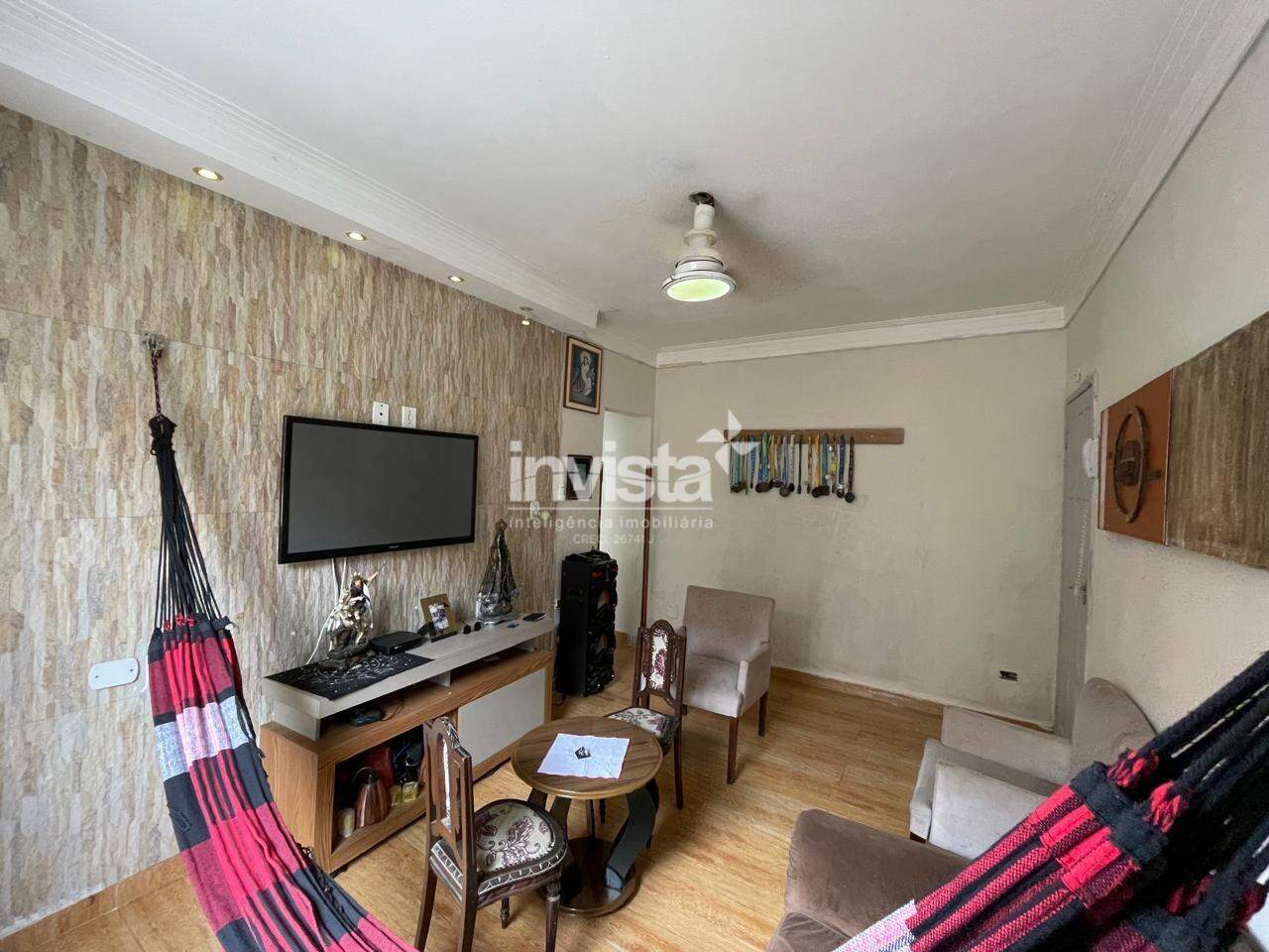 C&oacute;digo: 40951 R$ 380.000,00 Apartamento &agrave; venda no bairro Gonzaga 75 m&sup2; 2 quartos 0 vagas - Santos