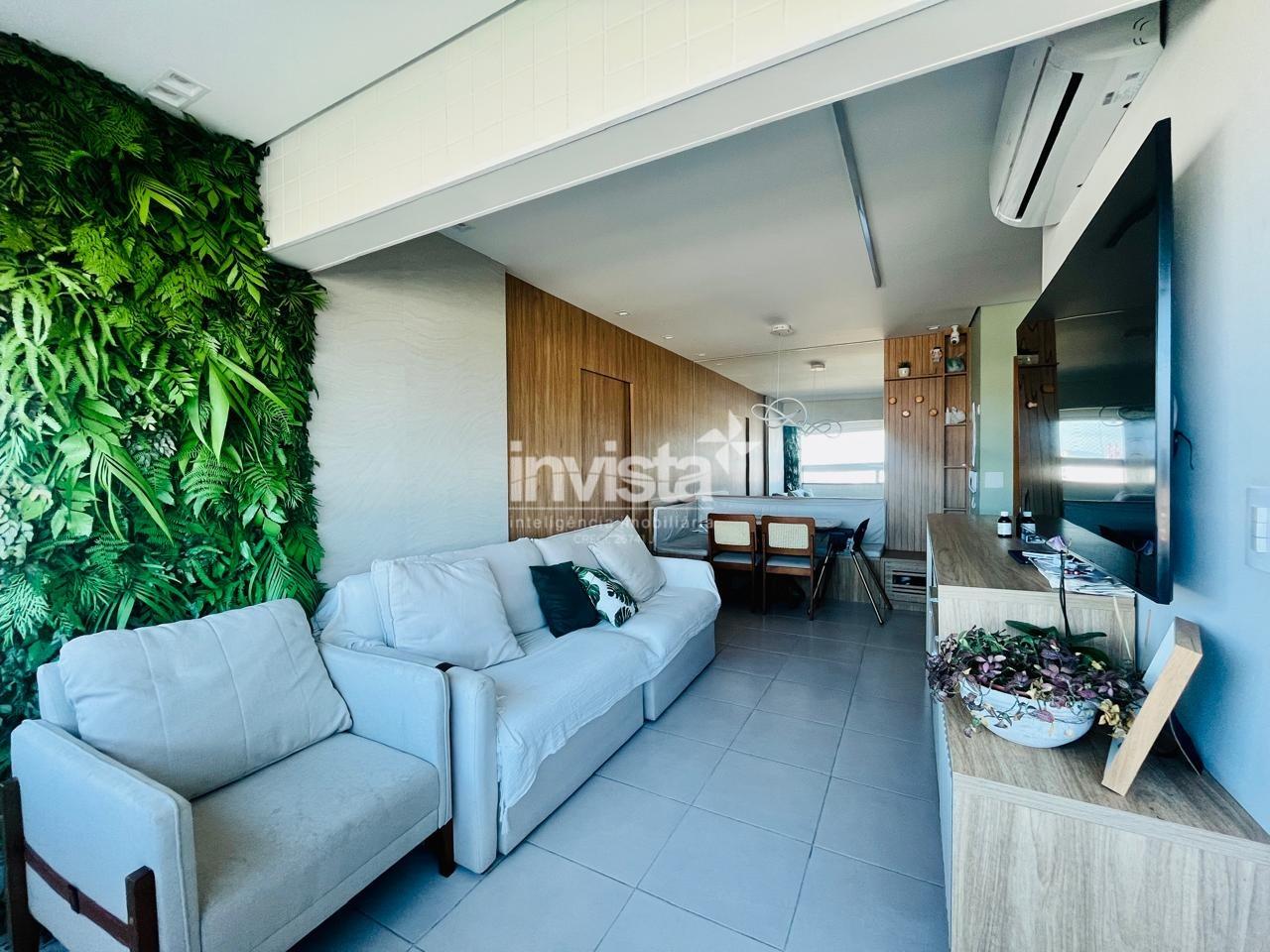 C&oacute;digo: 40970 R$ 650.000,00 Apartamento &agrave; venda no bairro Macuco 65 m&sup2; 2 quartos 1 vaga - Santos