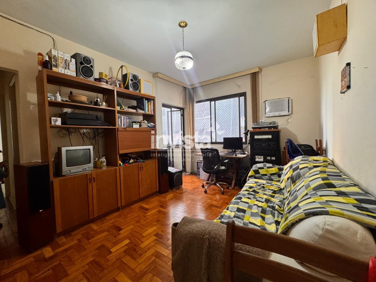 C&oacute;digo: 40971 R$ 550.000,00 Apartamento &agrave; venda no bairro Gonzaga 59 m&sup2; 1 quarto 1 vaga - Santos