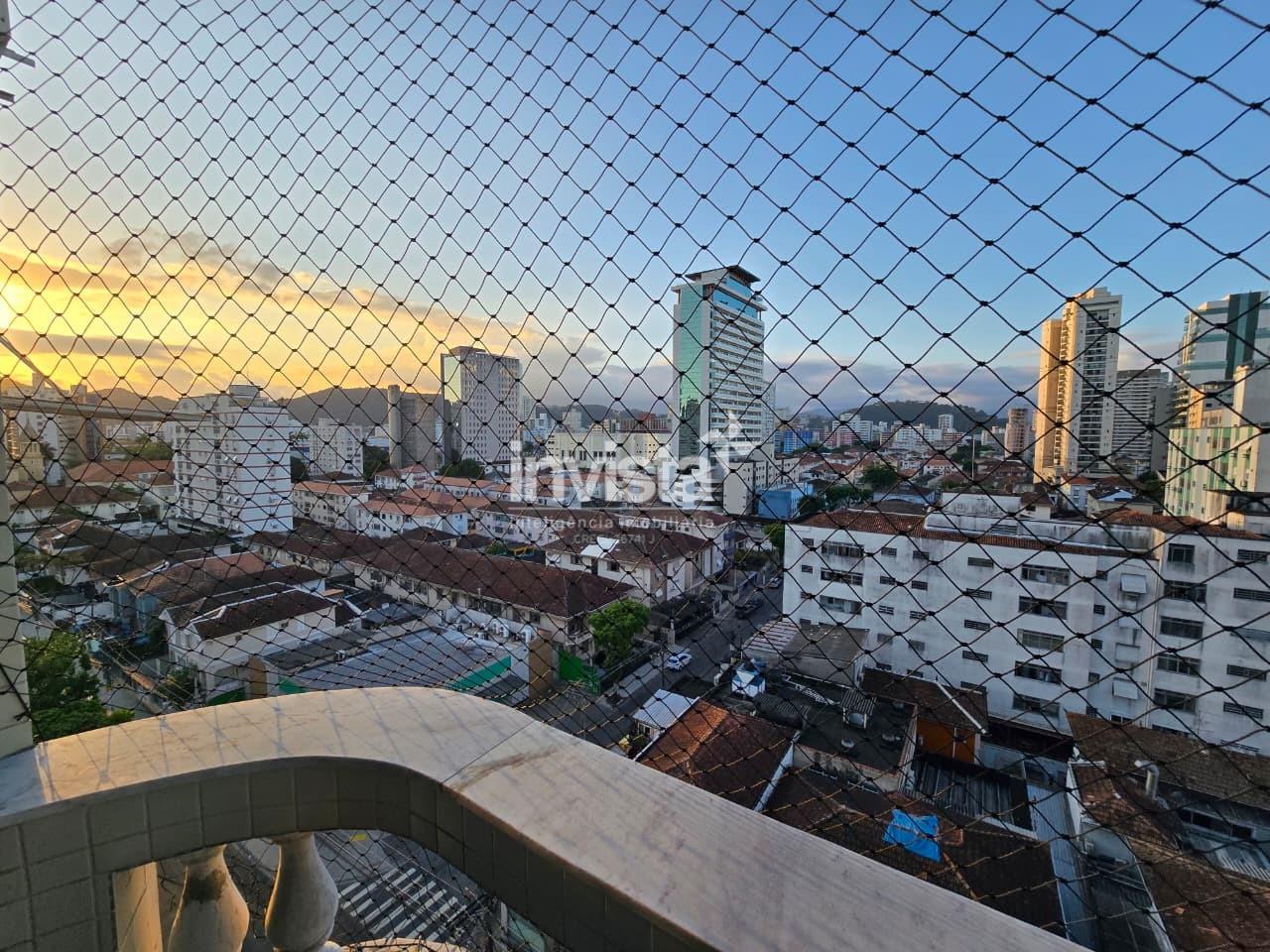 C&oacute;digo: 40975 R$ 859.000,00 Apartamento &agrave; venda no bairro Gonzaga 140 m&sup2; 3 quartos 1 vaga - Santos